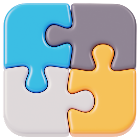 Puzzle  3D Icon