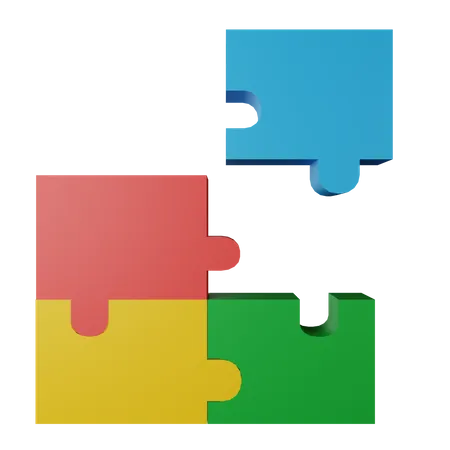 Puzzle  3D Icon