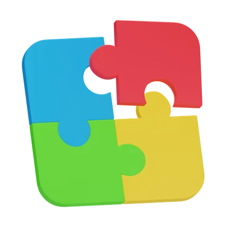 Puzzle  3D Icon