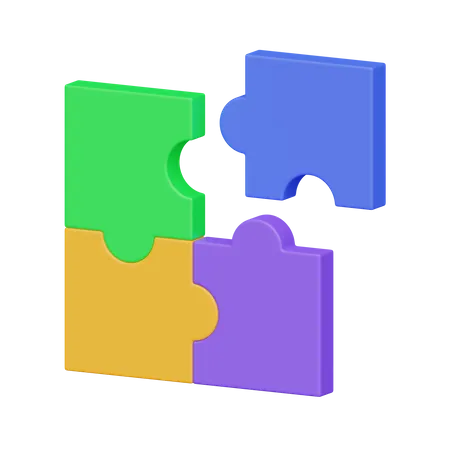 Puzzle  3D Icon