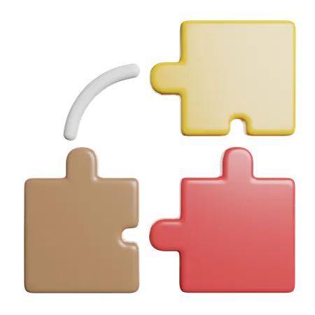 Puzzle  3D Icon