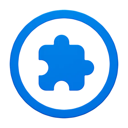Puzzle  3D Icon