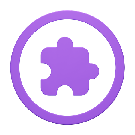 Puzzle  3D Icon