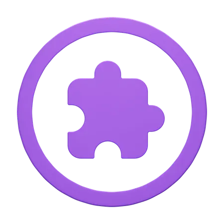 Puzzle  3D Icon
