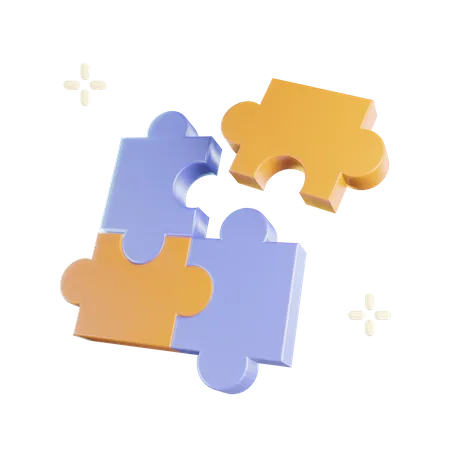 Puzzle  3D Icon