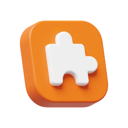 Puzzle  3D Icon