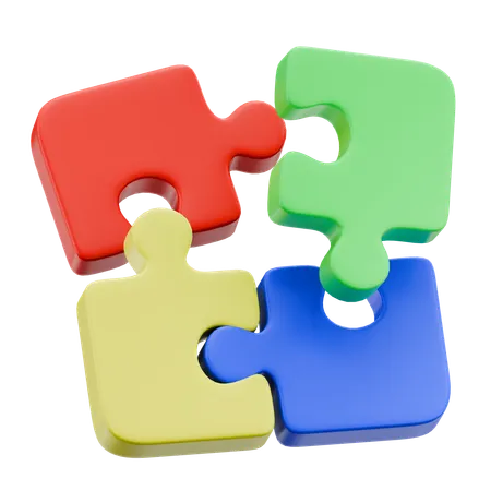 Puzzle  3D Icon