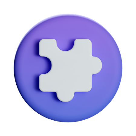 Puzzle  3D Icon