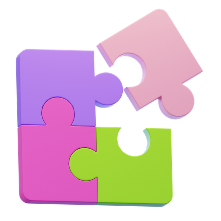 Puzzle  3D Icon