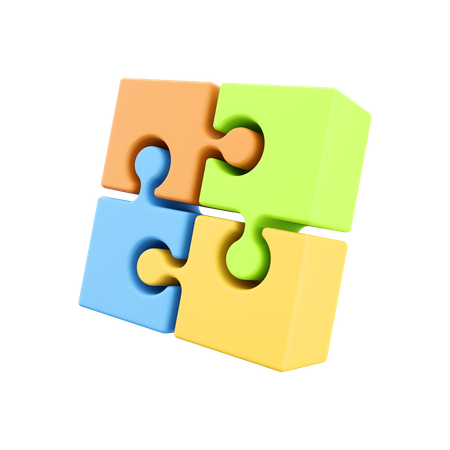 Puzzle  3D Icon