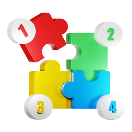 Puzzle  3D Icon