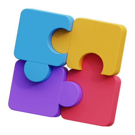 Puzzle  3D Icon