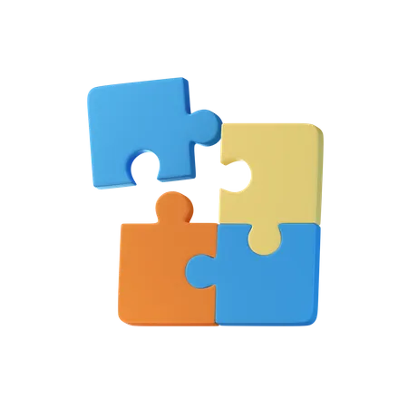 Puzzle  3D Icon