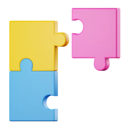 Puzzle 3 D Illustration 3D Icon