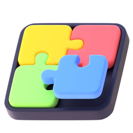 Puzzle  3D Icon