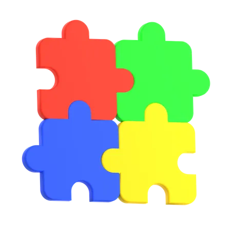 Puzzle  3D Icon