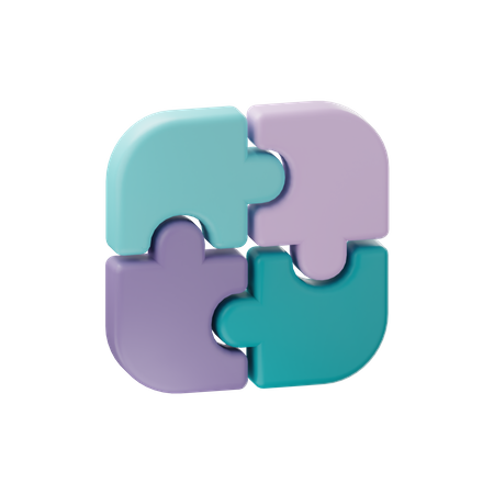 Puzzle  3D Icon