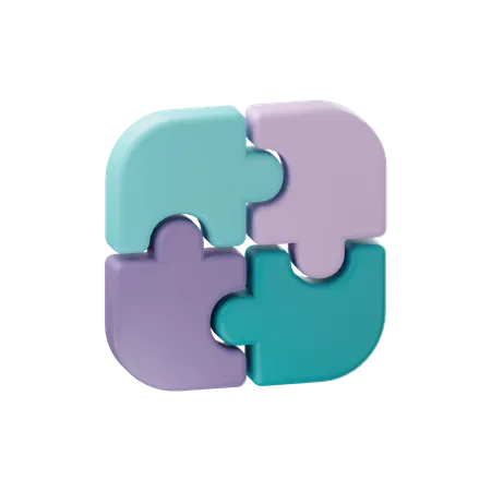 Puzzle  3D Icon