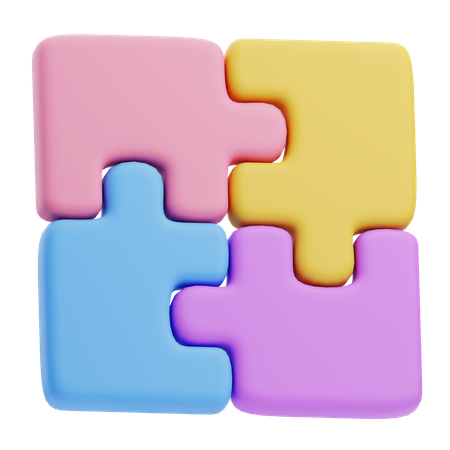 Puzzle  3D Icon