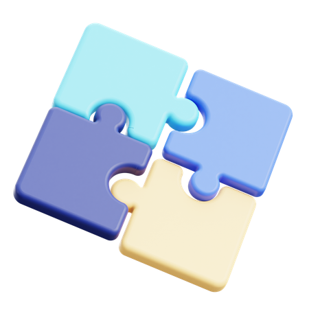 Bloc de puzzle  3D Icon