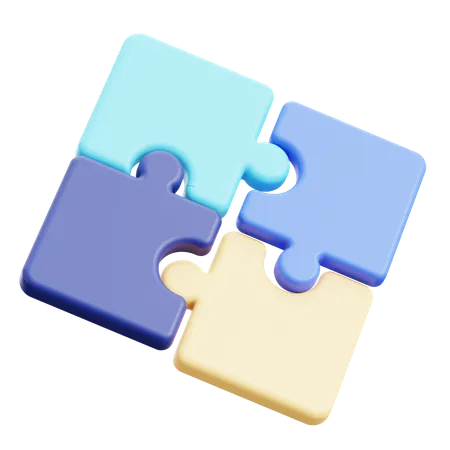 Bloc de puzzle  3D Icon