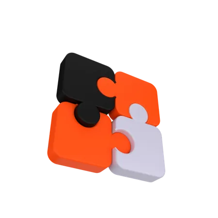 Bloc de puzzle  3D Icon