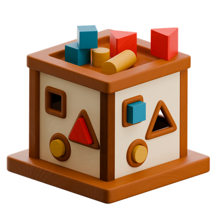 퍼즐 블록  3D Icon