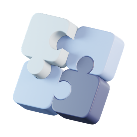 Puzzle block  3D Icon