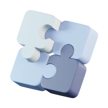 Puzzle block  3D Icon