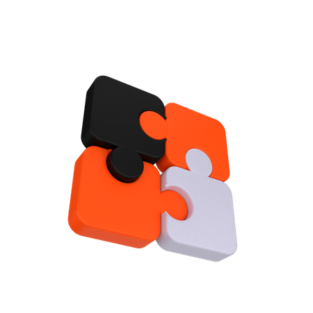 Puzzle block  3D Icon