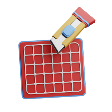 Puzzle Board For Engaging  3D Icon