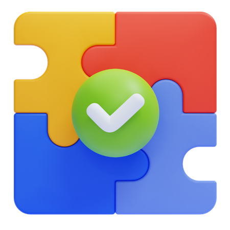 Puzzle Fit  3D Icon