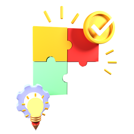 Puzzle-Idee  3D Icon