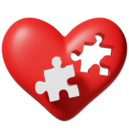 Puzzle Love  3D Icon