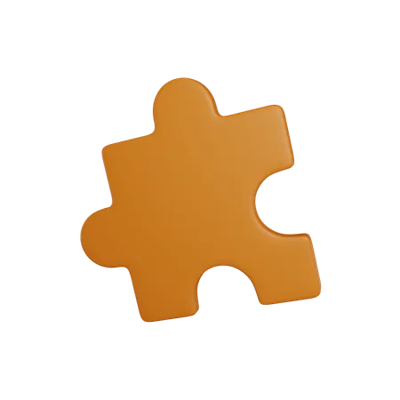 Puzzle Piece 3 D Icon 3D Icon