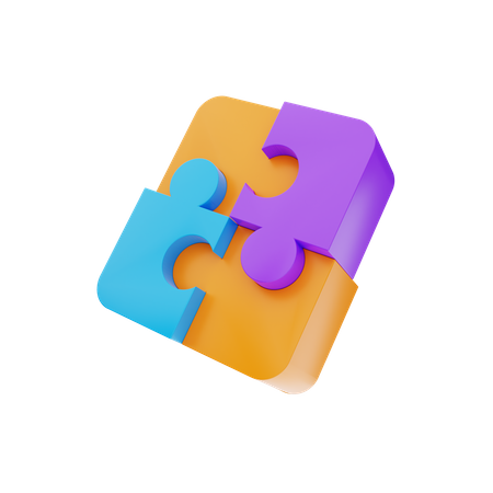 Puzzle Piece  3D Icon