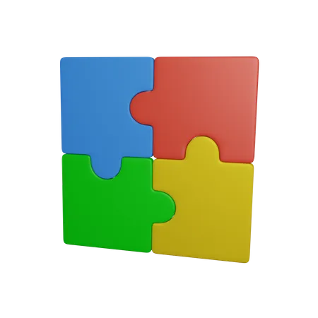 Puzzle Pieces 3 D Icon 3D Icon