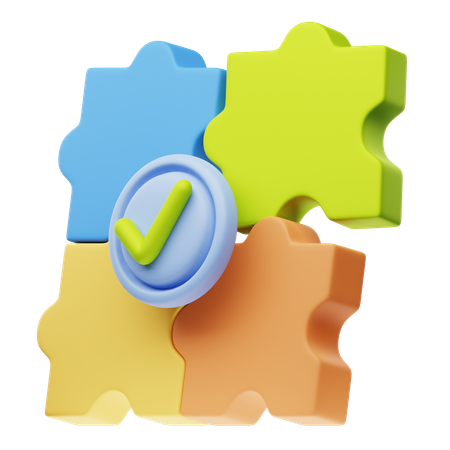 Puzzle Solution  3D Icon