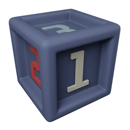 3 D Puzzle Toy Illustration 3D Icon