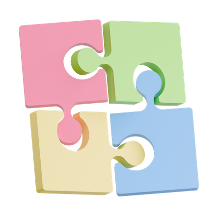 Puzzle Stücke  3D Icon