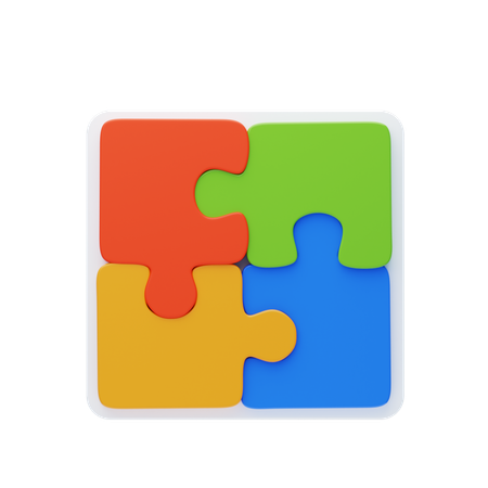 Puzzle Stücke  3D Icon