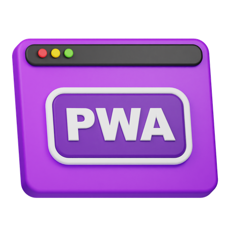 Site web pwa  3D Icon