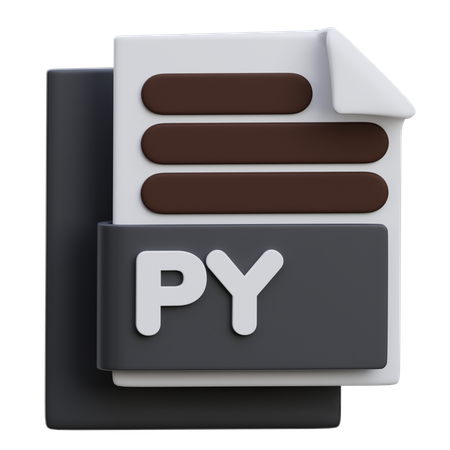 Py File  3D Icon