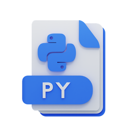 Py File  3D Icon