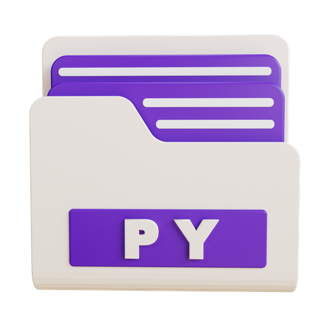 PY Folder  3D Icon