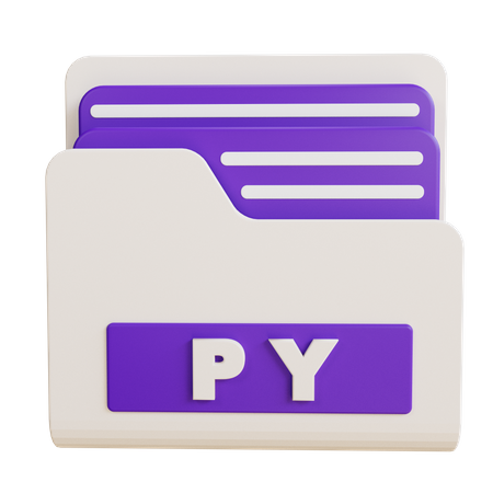 PY Folder  3D Icon