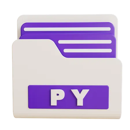 PY Folder  3D Icon