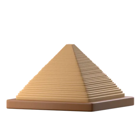 Pyramid 3 D Famous Monument Icon 3D Icon
