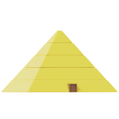 ピラミッド  3D Icon