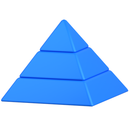 피라미드  3D Icon